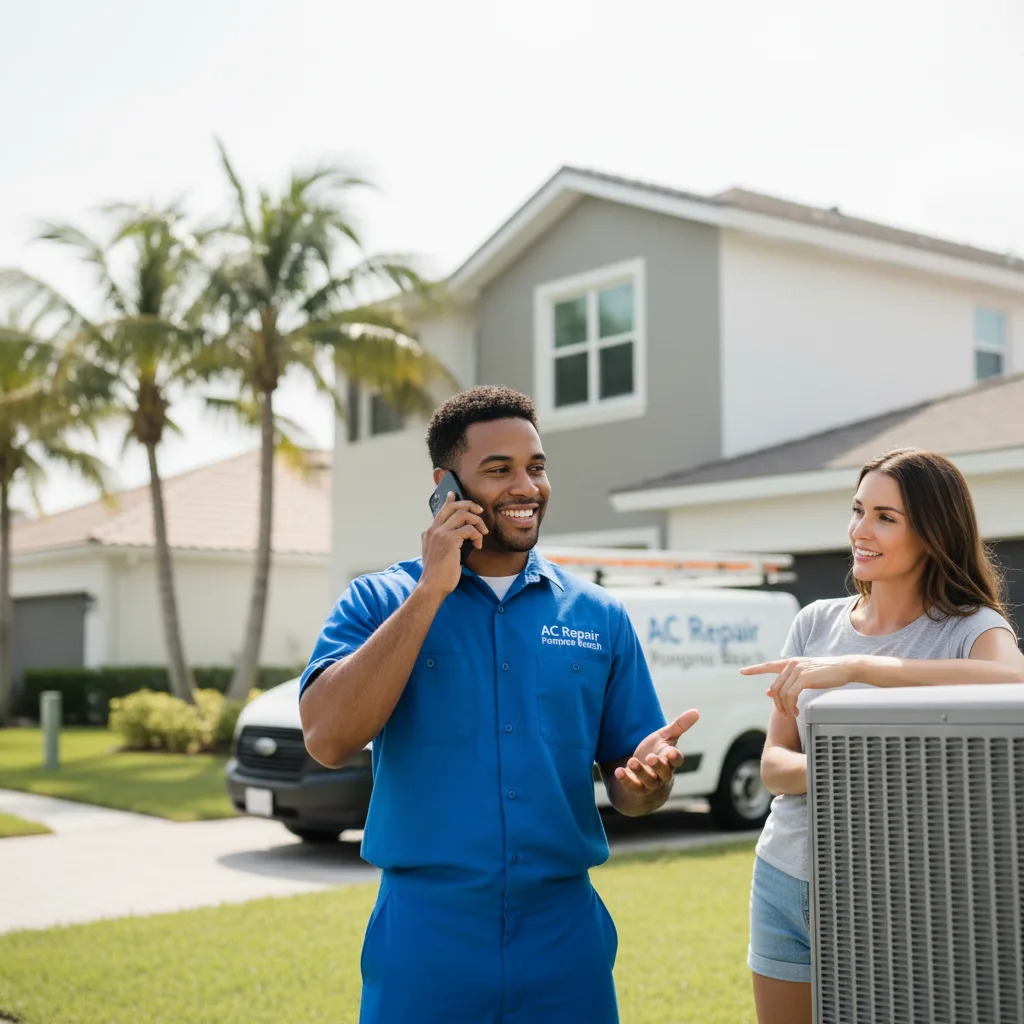 AC Repair Pompano Beach customer support in Marston
